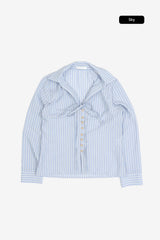 Leclair tie marine shirt