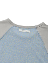 スター コントラスト ラグラン Tシャツ(BLUE)