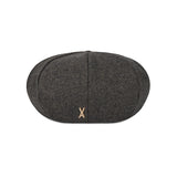 VA Stud Octagon Wool Beret / Gray