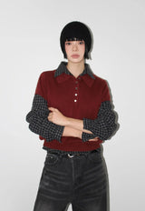 (WOOL) ラクーンカラーニット