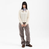 Twister Pattern Scarf - Light Blue