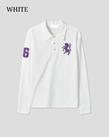(UNISEX) Horse PK Collar Long Sleeve