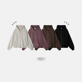 Something Pigment Two Way Hooded Zip-Up