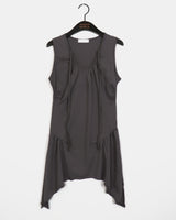 Beta Shirred Halter Sleeveless Dress