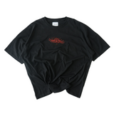 Hierarchy Studios - フラワーワイドスパイダーリリーオーバーサイズTシャツ ブラック