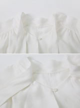 [SHOPPERMADE] MK モダールパフタイブラウス (3color)