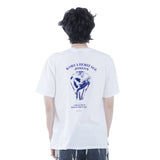 コバルトブルー ホワイトポーセリン Tシャツ