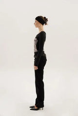 Silhouette tee - black