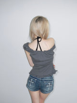 hazel knit crop  bratop(3 color) 