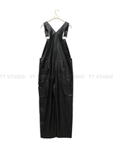 Leather overalls