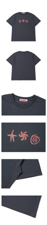 DOODLE T SHIRT - CHARCOAL