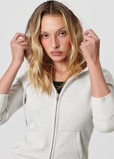 [B-BASIC] Waffle Slim Fit 3/4 Length Zip-Up Hoodie (2 SIZE)