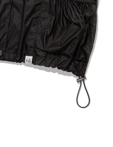 シャイニング ラッフル ウィンドブレーカー ジャケット(BLACK)