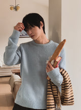 Jamie Mohair Round Crop Knit