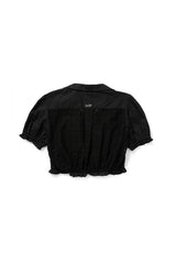 Mose punching blouse_black