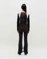 Sheer Layering Pants _ BLACK