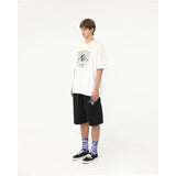 P EMBLEM HALF PANTS