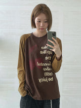 ウォーケラグランオーバーフィットTシャツ