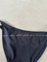 Glitter lettering kitsch bikini