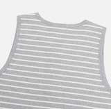 [S/S]ストライプヘンリーネックノースリーブ(3color)