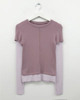 ミューレシルククルーネックTシャツ (4color)
