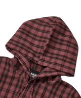 MST. Check Hood Shirt _ Solid Pink