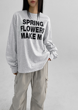 [MADE] Leti Printing Overfit Long Sleeve T-shirt