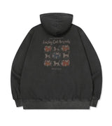 26FW★ [2-WAY] アーケード キャット ピグメント フード ジップアップ