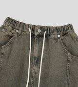 TC Patch Work Banding Denim Pants (3C)