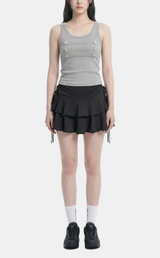 Evia Button Line Tank Top