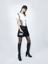 Trompe l'oeil Body Bondage Crop T-shirts