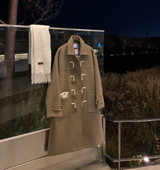  Liu Wool Overfit Duffel Coat