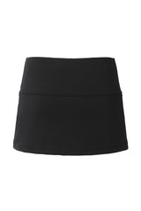 Athletic slit skirt - black
