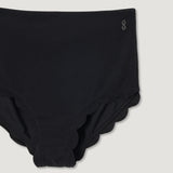Rose Corsage Frill-top High-waist Bikini