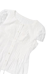 Lace strap blouse