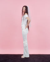 ROSE HALTER BLOUSE [WHITE]