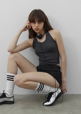 [MADE] Koki Dot Holter Sleeveless