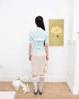 [香] Floral Lace Sleeveless & Bolero SET (Mint)