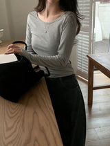 MP Daily Warm Basic Round T-shirt (8color)