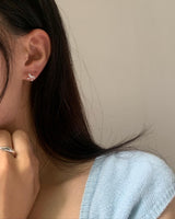 (silver925) ラブリーリボンピアス type1 *silver