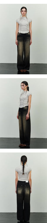 JADEN DENIM PANTS brown