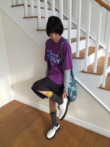 【即日発送】YWD ウェルカムTシャツ_パープル (1color)