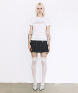 BACK CROSS TEE (WHITE) F26QB073