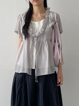 Kelly Layered Short Sleeve Blouse