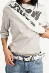 Painting Washed Three Quarter T-shirt