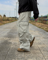 Zeka Zip Cargo Wide Pants