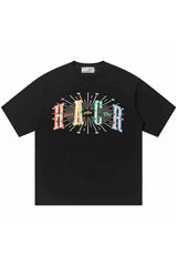 レインボースターエンブロイダードTシャツ