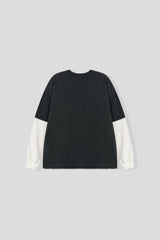 イシューズレイヤードオーバーロングスリーブTシャツ3C
