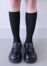 Preppy platform loafer