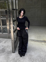 Silver Scotch Wide Pants